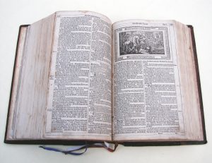 Altarbibel der lutherischen Gemeinde aus dem Jahr 1720