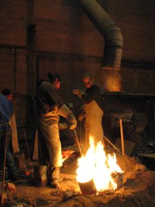 Glockenguss am 14. September 2007